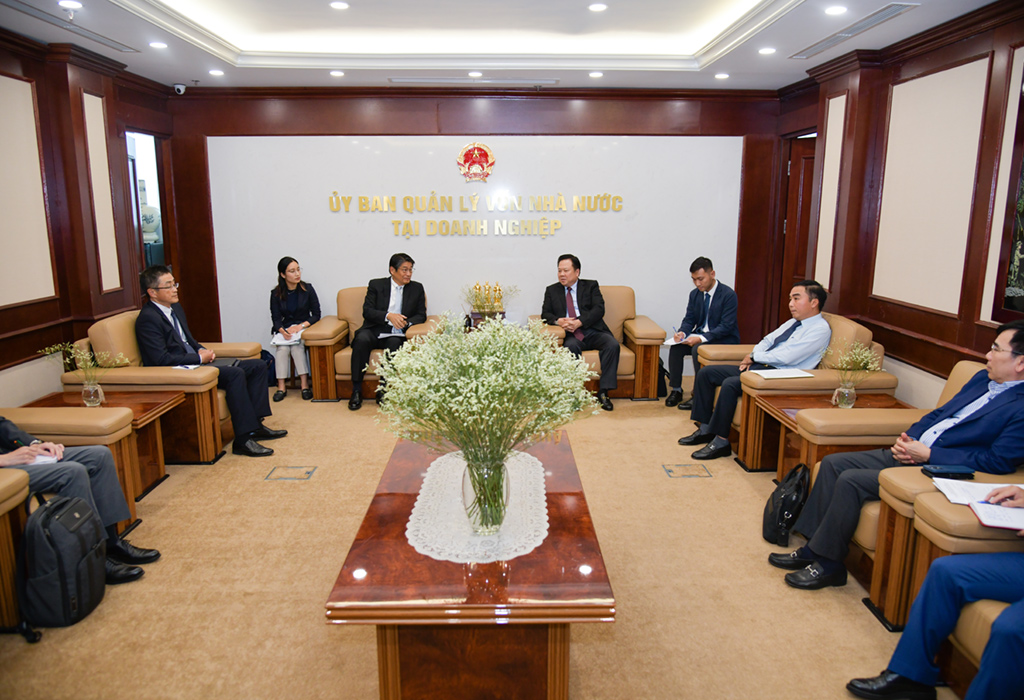 Chairman Nguyen Hoang Anh receives Japanese Ambassador to Vietnam