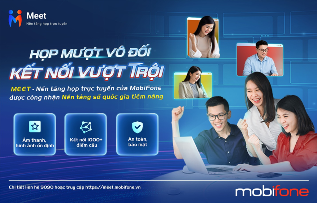 Nền tảng MobiFone Meet góp phần kết nối thành công các điểm cầu tại Hội nghị toàn quốc quán triệt, triển khai Nghị quyết Trung ương 10, khóa XIII